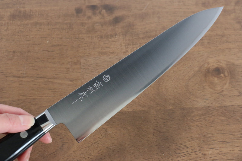 Cuchillos Takamura VG10 Terminado Migaki Gyuto  210mm Mango de Madera de Pakka Negra - Japanny-SP