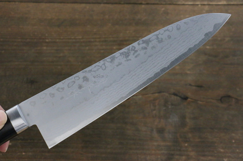 Kunihira Sairyu VG10 Damasco Gyuto  180mm Mango de Madera de pakka - Japanny-SP