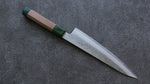 Seisuke Super Azul Martillado Gyuto  210mm Mango de Nogal(doble anillo de pakka verde) - Japanny-SP