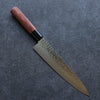 Kanetsune DSR-1K6 Martillado Gyuto  210mm Mango de Madera de pakka roja - Japanny-SP