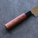 Kanetsune DSR-1K6 Martillado Gyuto  210mm Mango de Madera de pakka roja - Japanny-SP