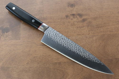 Seisuke PRO-J VG10 Martillado Gyuto  200mm Mango de Micarta Negra - Japanny-SP