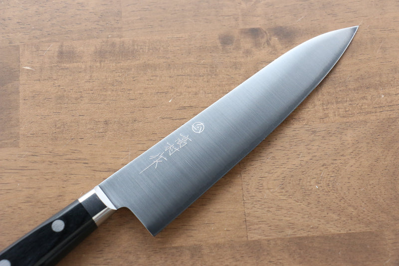 Cuchillos Takamura VG10 Terminado Migaki Gyuto  180mm Mango de Madera de Pakka Negra - Japanny-SP