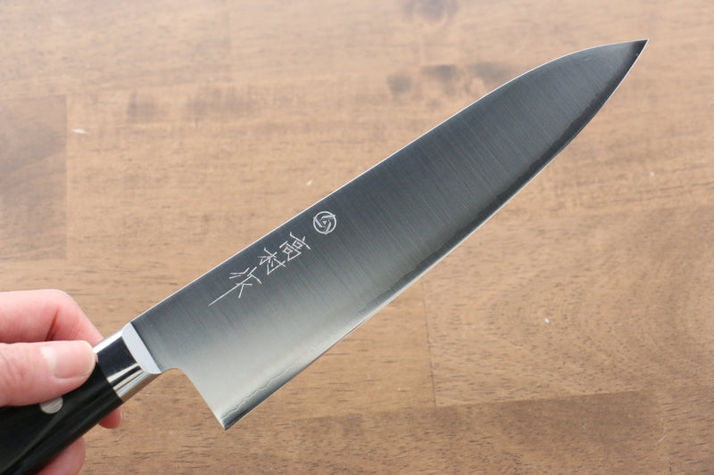 Cuchillos Takamura VG10 Terminado Migaki Gyuto  180mm Mango de Madera de Pakka Negra - Japanny-SP