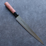 Kanetsune DSR-1K6 Martillado Sujihiki  240mm Mango de Madera de pakka roja - Japanny-SP