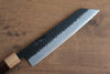 Seisuke Shitan Super Azul Martillado Kurouchi Kiritsuke  210mm Mango de Shitan - Japanny-SP