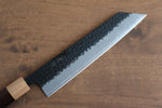 Seisuke Shitan Super Azul Martillado Kurouchi Kiritsuke  210mm Mango de Shitan - Japanny-SP