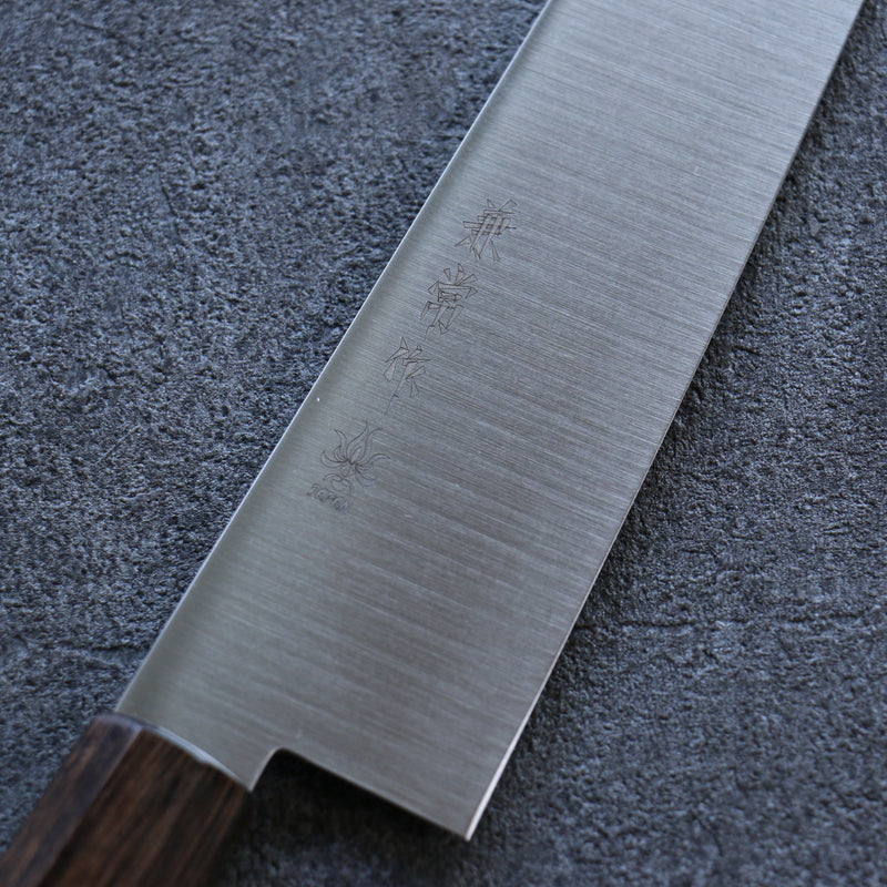 Kanetsune Ichizu VG10 Gyuto  210mm Mango de Madera de Pakka Cafe - Japanny-SP