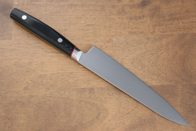 Seisuke Saiun VG10 Damasco Petty-Utilitario  150mm Mango de Micarta Negra - Japanny-SP