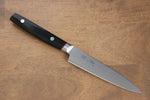 Seisuke Saiun VG10 Damasco Petty-Utilitario  120mm Mango de Micarta Negra - Japanny-SP