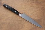 Seisuke Saiun VG10 Damasco Petty-Utilitario  120mm Mango de Micarta Negra - Japanny-SP