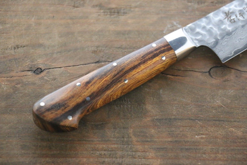 Sakai Takayuki VG10 de 33 Capas Damasco Petty-Utilitario 150mm Mango de Ironwood del desierto(modelo sugihara) - Japanny-SP