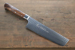 Sakai Takayuki VG10 de 33 Capas Damasco Nakiri 160mm Mango de Ironwood del desierto(modelo sugihara) - Japanny-SP