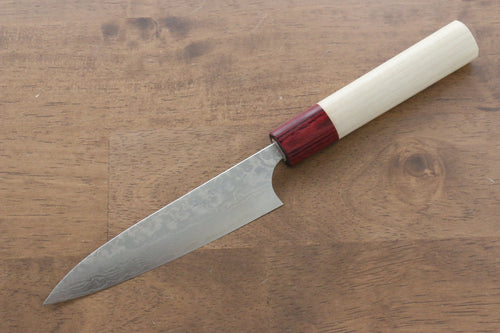 Masakage Kiri VG10 Damasco Petty-Utilitario  120mm Mango de Magnolia - Japanny-SP