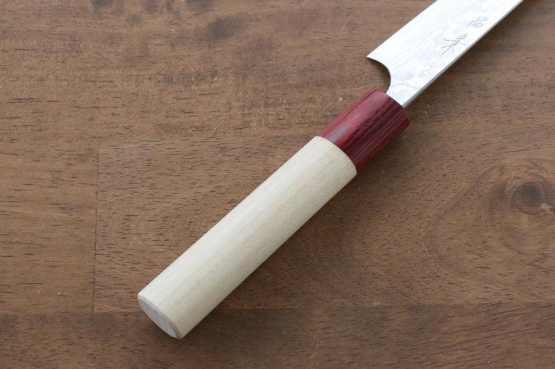 Masakage Kiri VG10 Damasco Petty-Utilitario  120mm Mango de Magnolia - Japanny-SP