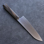 Kanetsune Ichizu VG10 Santoku  180mm Mango de Madera de Pakka Cafe - Japanny-SP