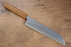 Seisuke Tsukikage AUS10 Terminado Migaki Damasco Martilleado Kiritsuke  210mm Mango de Roble - Japanny-SP