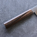 Kanetsune Ichizu VG10 Santoku  180mm Mango de Madera de Pakka Cafe - Japanny-SP