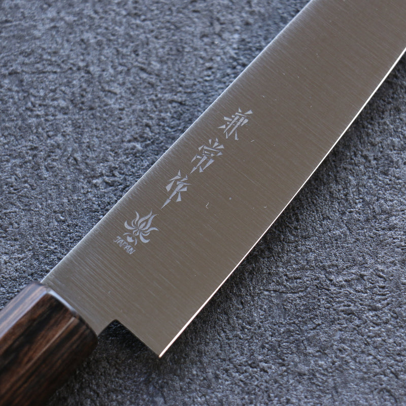 Kanetsune Ichizu VG10 Petty-Utilitario  135mm Mango de Madera de Pakka Cafe - Japanny-SP