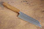 Seisuke Tsukikage AUS10 Terminado Migaki Damasco Martilleado Bunka  170mm Mango de Roble - Japanny-SP