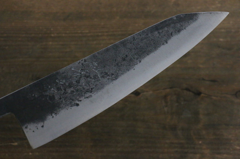 Shigeki Tanaka TEKKA Acero Azul No.2 Kurouchi Gyuto  180mm Mango de Nogal - Japanny-SP