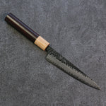 Seisuke Shitan Super Azul Martillado Kurouchi Petty-Utilitario  135mm Mango de Shitan - Japanny-SP