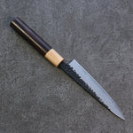 Seisuke Shitan Super Azul Martillado Kurouchi Petty-Utilitario  135mm Mango de Shitan - Japanny-SP