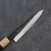 Seisuke Shitan Super Azul Martillado Kurouchi Petty-Utilitario  135mm Mango de Shitan - Japanny-SP