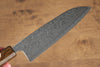 Seisuke VG10 Damasco con Terminado de Espejo Santoku  165mm Mango de Roble - Japanny-SP