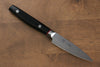 Seisuke Saiun VG10 Damasco Tallador  90mm Mango de Micarta Negra - Japanny-SP