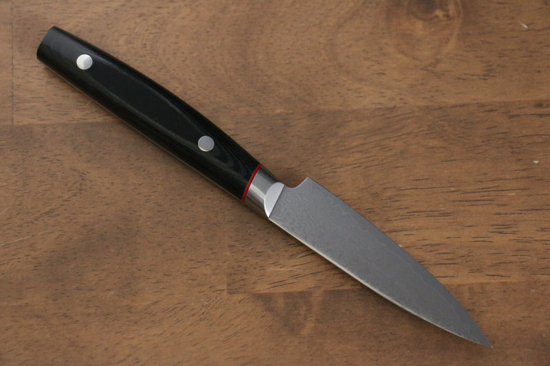 Seisuke Saiun VG10 Damasco Tallador  90mm Mango de Micarta Negra - Japanny-SP