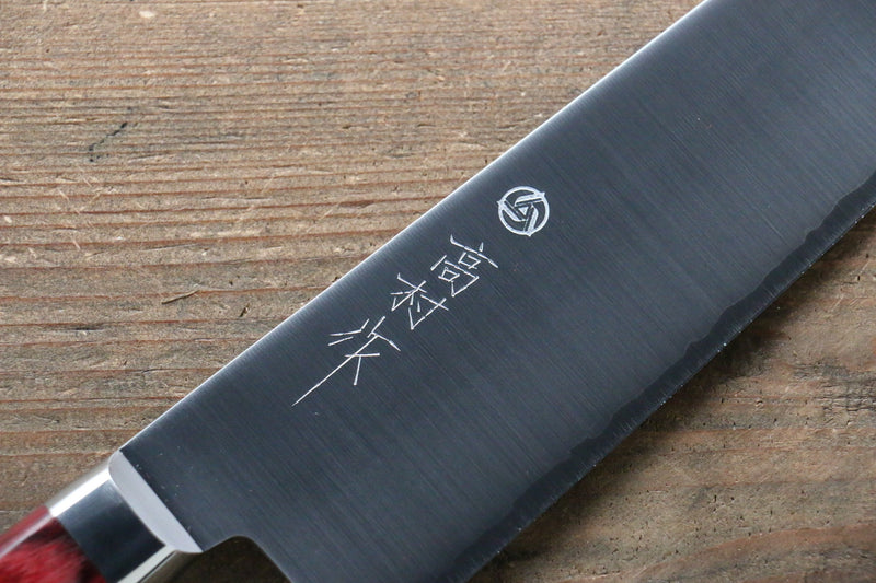 Cuchillos Takamura SG2 Gyuto  210mm Mango de Madera de pakka roja - Japanny-SP