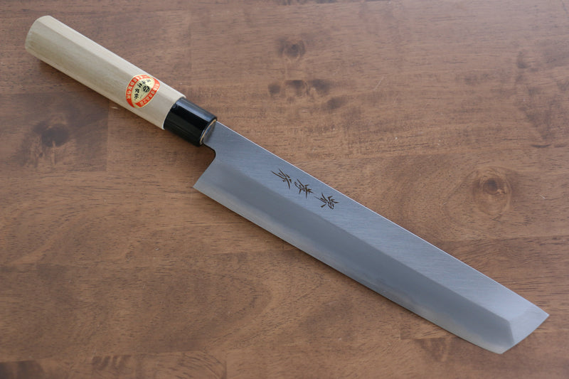 Sakai Takayuki Kasumitogi Acero Blanco Hamokiri  270mm Mango de Magnolia - Japanny-SP