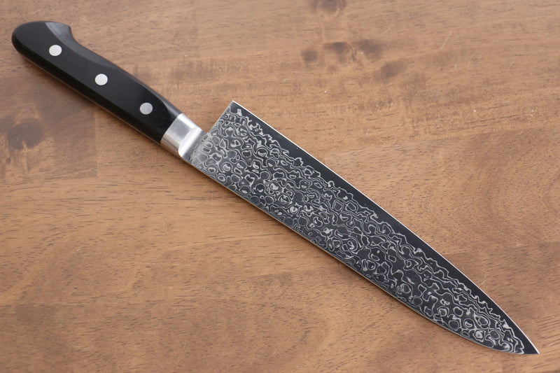 Seisuke AUS10 45 Capas Damasco con Terminado de Espejo Gyuto  210mm Mango de Madera de Pakka Negra - Japanny-SP