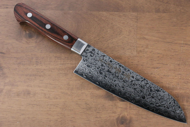 Sakai Takayuki VG10 Damasco de 17 Capas Terminado de Espejo Santoku y Petty Japones  mm - Japanny-SP