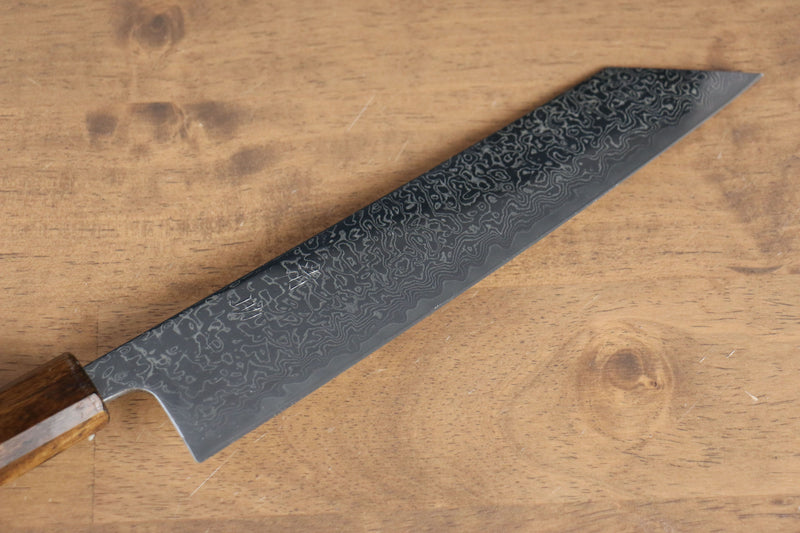 Seisuke VG10 Damasco con Terminado de Espejo Kiritsuke  210mm Mango de Roble - Japanny-SP