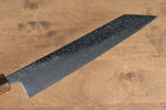 Seisuke VG10 Damasco con Terminado de Espejo Kiritsuke  210mm Mango de Roble - Japanny-SP