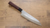 Seisuke AUS10 Damasco de 45 Capas Santoku  180mm Mango de Shitan - Japanny-SP