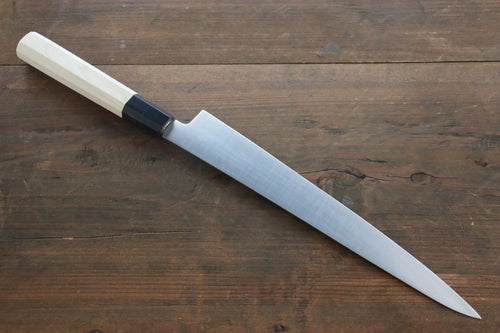 Sakai Takayuki Gran Chef Gran Chef Acero Sueco Sujihiki 240mm Mango de Magnolia - Japanny-SP