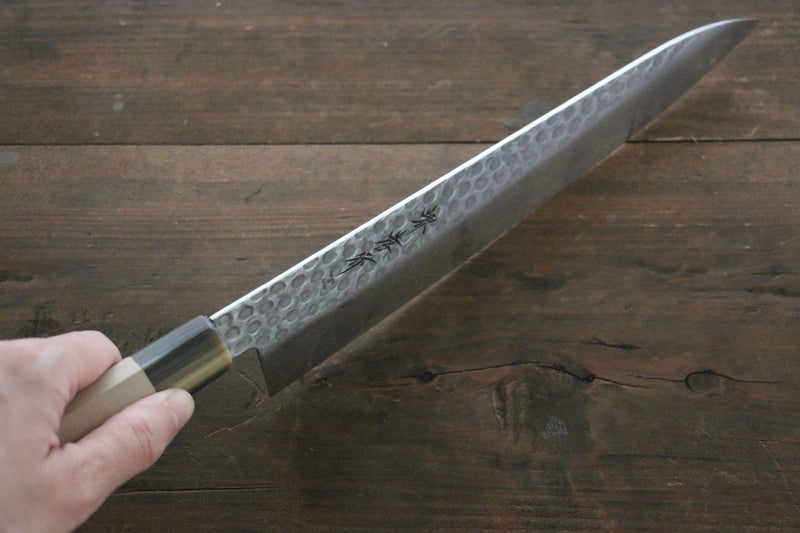 Sakai Takayuki AUS10 Damasco de 45 Capas Gyuto  240mm Mango de Magnolia - Japanny-SP