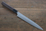 Hideo Kitaoka Acero Blanco No.2 Damasco Yanagiba  210mm Mango de Shitan - Japanny-SP