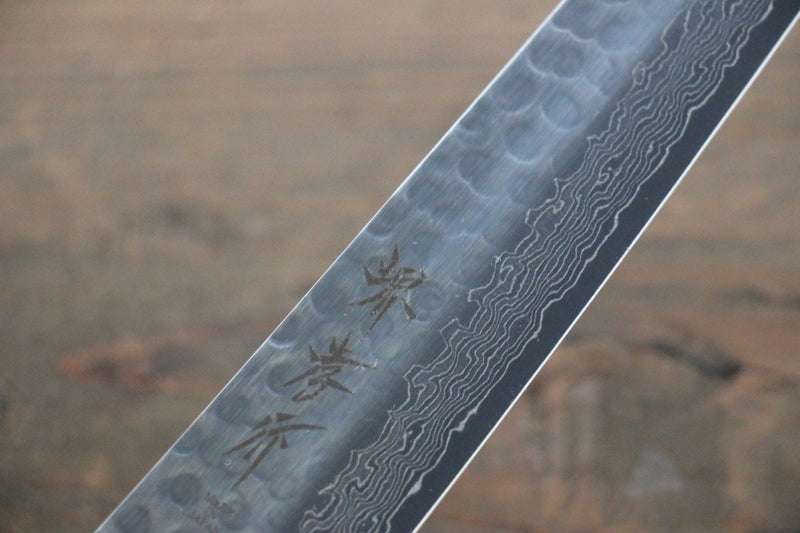 Sakai Takayuki AUS10 Damasco de 45 Capas Sujihiki  240mm Mango de Magnolia - Japanny-SP