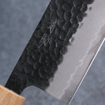 Seisuke Shitan Super Azul Martillado Kurouchi Nakiri  165mm Mango de Shitan - Japanny-SP