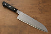 Seisuke VG10 Damasco Santoku  180mm Mango de Madera de Pakka Negra - Japanny-SP