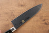 Iseya Molibdeno Santoku  180mm Mango de Micarta Negra - Japanny-SP