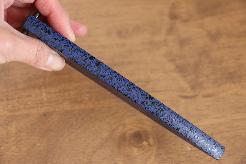 Madera de pakka azul Funda para 120mm Petty-Utilitario con Clavija de madera contrachapada Kaneko - Japanny-SP