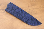 Madera de pakka azul Funda para 180mm Santoku con Clavija de madera contrachapada Kaneko - Japanny-SP