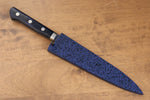 Madera de pakka azul Funda para 150mm Petty-Utilitario con Clavija de madera contrachapada Kaneko - Japanny-SP