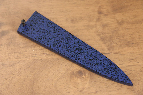 Madera de pakka azul Funda para 150mm Petty-Utilitario con Clavija de madera contrachapada Kaneko - Japanny-SP