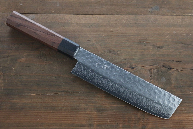 Seisuke AUS10 Nakiri  165mm Mango de Shitan - Japanny-SP